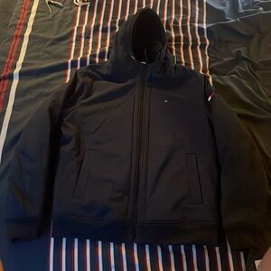 Navy Blue Tommy Hilfiger Winter Coat Size L   !!! NWT !!!